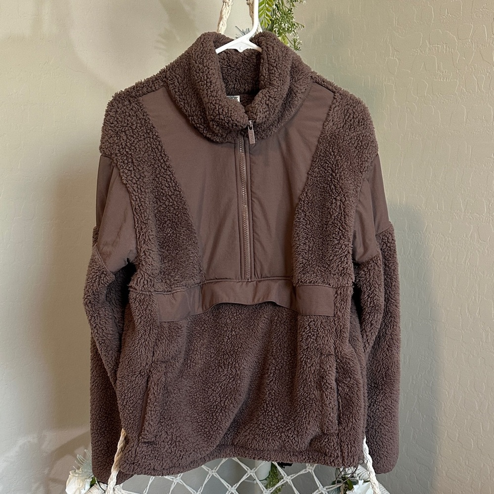 Women’s Pink Sherpa Jacket